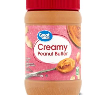 Great Value Creamy Peanut Butter