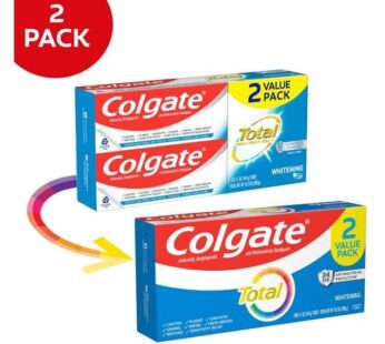 Colgate Total Whitening Toothpaste Twin Pack