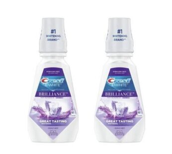 Crest 3D White Brilliance Whitening Mouthwash, Alcohol