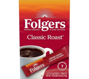 Folgers Classic Roast Instant Coffee Crystals