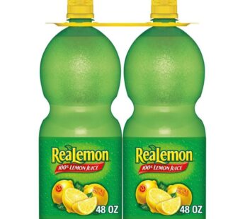 ReaLemon 100% Lemon Juice (48 fl. oz., 2 pk.) – 2 PACKS