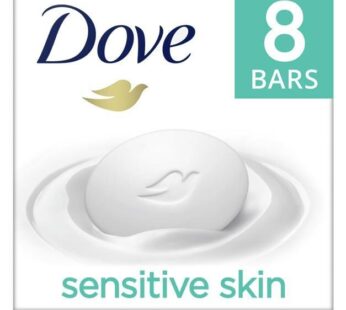 Dove Beauty Bar Sensitive Skin More Moisturizing Than Bar Soap , 3.75 oz, 8 Bars