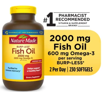 Nature Made Burp Less Fish Oil 2000 mg